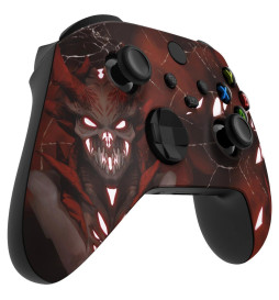 Demon Glow Soft Touch Faceplate Shell Case For Xbox Series X/S Controller