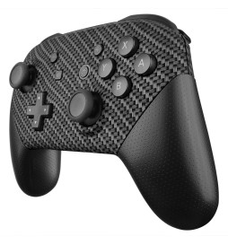 Soft Touch Carbon Fiber Front + Back Shells for Nintendo Switch Pro Controller