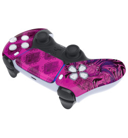 Glossy Purple Octopus Cthulhu Front Shell Case compatible with PS5 Controller