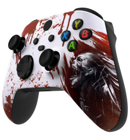Blood Zombie Soft Touch Faceplate Shell Case For Xbox Series X/S Controller