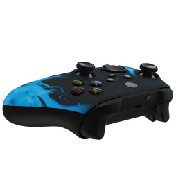 Blue Flames Soft Touch Faceplate Shell Case For Xbox Series X/S Controller