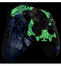 Skull Glow Front Shell Faceplate Case Custom for Xbox Elite Series 2 Controller