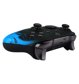 Soft Touch Blue Flame Front Shell compatible with Xbox Elite Series 2 Controller