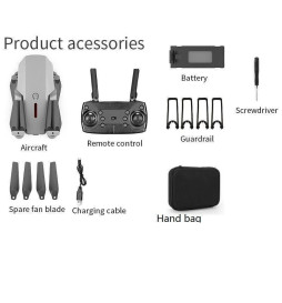 E88 Pro Drone WIFI Toy Quadcopter Foldable HD 4K Ultra Wide Angle Dual Camera RC