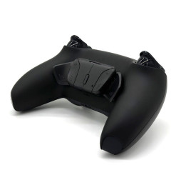 Soft Red Click Triggers + V4 Modded + 4 Paddles Silent Modz Controller for PS5