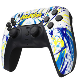 Glossy Street Graffiti Faceplate Shell Case compatible with PS5 Controller
