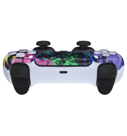 Glossy Watercolor Splash Front Shell Case compatible with PS5 Controller