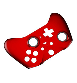 Glossy Chrome Red Front Shell compatible with Xbox Elite Series 2 Controller
