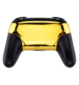 Glossy Shine Gold Chrome Front + Back Shells for Nintendo Switch Pro Controller