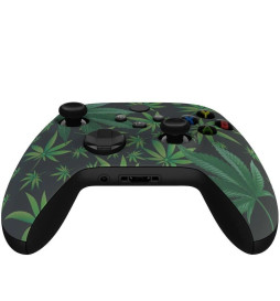 Custom Soft Touch Weed Leaf Wireless Controller Compatible with Xbox Series X S