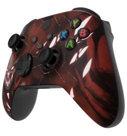Demon Glow Soft Touch Faceplate Shell Case For Xbox Series X/S Controller