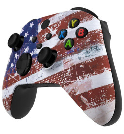 Silver Chrome Custom Xbox Controller | Silent Mines