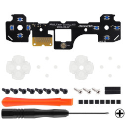 Face Clicky Buttons Hair Tap Mouse Click DIY Kit For PS5 Controller BDM-030