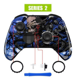 Skull Glow Front Shell Faceplate Case Custom for Xbox Elite Series 2 Controller