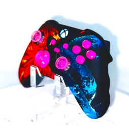 MODS + LEDs Fire and Ice Rapid Fire Modded Controller for Xbox Series X S