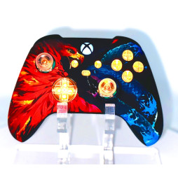 MODS + LEDs Fire and Ice Rapid Fire Modded Controller for Xbox Series X S