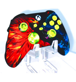 MODS + LEDs Fire and Ice Rapid Fire Modded Controller for Xbox Series X S
