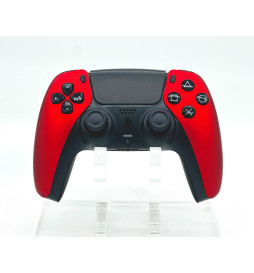 Soft Red Click Triggers + V4 Modded + 4 Paddles Silent Modz Controller for PS5