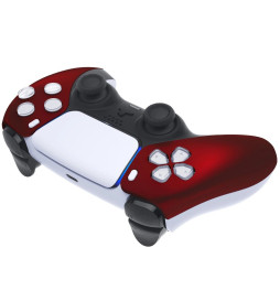 SoftTouch Red Vamp Faceplate Shell Modded Case For PlayStation 5 Controller PS5