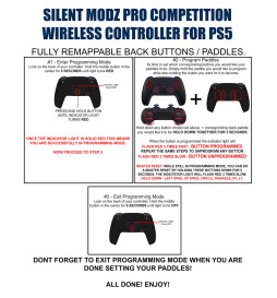Pro 4 Competition Reflex Paddles Silent Modz Remappable Controller for PS5 OEM