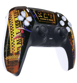 Cyber Plague Faceplate Shell Modded Case For PlayStation 5 Controller PS5 Hot