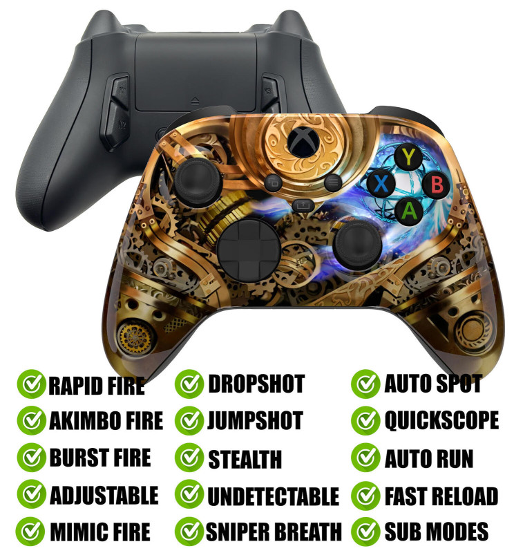 SteamPunk Modded Reflex Buttons Rapid Fire Modded Controller for Xbox Series X S