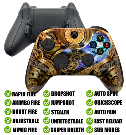 SteamPunk Modded Reflex Buttons Rapid Fire Modded Controller for Xbox Series X S