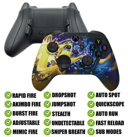 Splatter Fight Modded Reflex Button Rapid Fire Mod Controller for Xbox Series XS