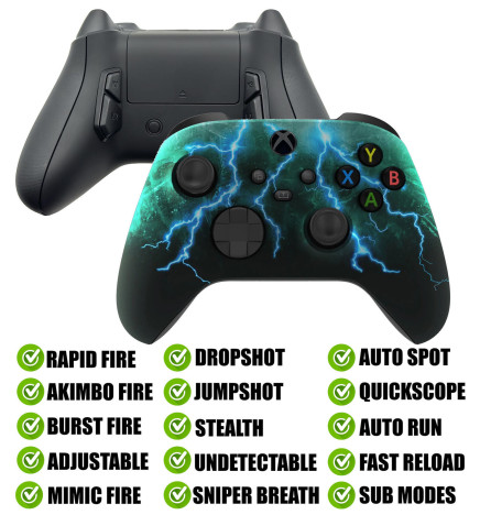 Lightning Modded Reflex Buttons Rapid Fire Modded Controller for Xbox Series X S