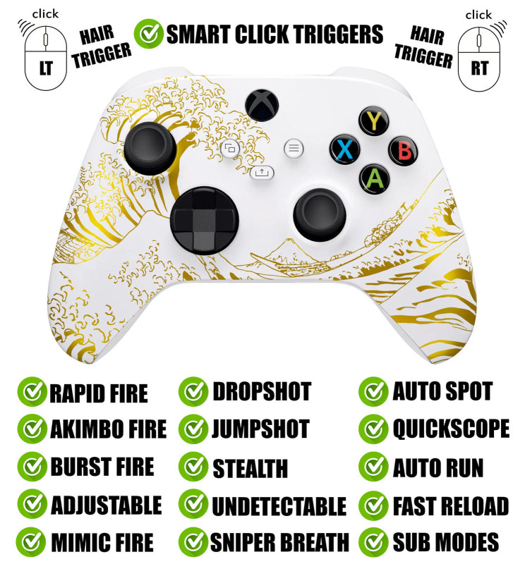 Silent Modz Rapid Fire Modded Controller For Xbox Series X/S, Xbox One & PC