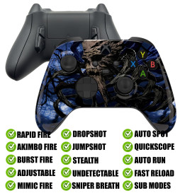 Tree Skull Modded Reflex Buttons Rapid Fire Mod Controller for Xbox Series X S