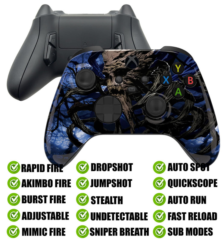 Tree Skull Modded Reflex Buttons Rapid Fire Mod Controller for Xbox Series X S