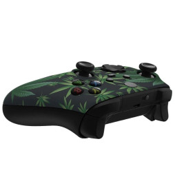 Custom Soft Touch Weed Leaf Wireless Controller Compatible with Xbox Series X S