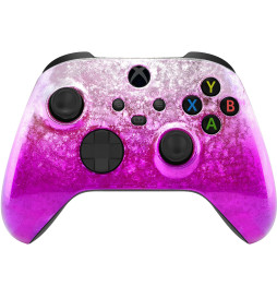 Pink Ice Flakes Silent Modz Smart Click Triggers Modded Controller for Xbox & PC