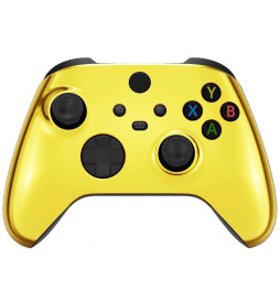 Custom Original Wireless Controller Gold Chrome compatible with Xbox Series X S