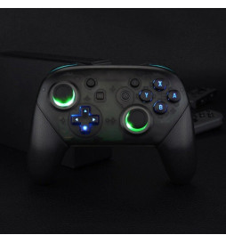 Multi Color LED RGB Light Up Kit For Nintendo Switch Pro Controller Easy Install