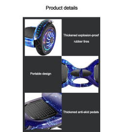 Electric Self Balancing Scooter Board 6.5" Kids Adults Go Kart UL2272 Certified