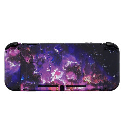 SoftTouch Purple Lava Case Shell Mod New Replacement Housing for Nintendo Switch