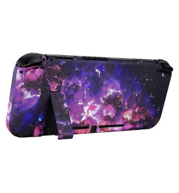 SoftTouch Purple Lava Case Shell Mod New Replacement Housing for Nintendo Switch