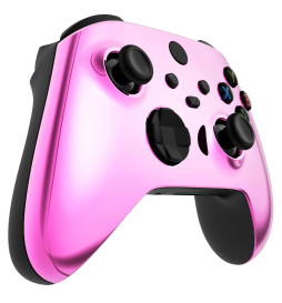Pink Chrome Custom Xbox Controller | Silent Mines