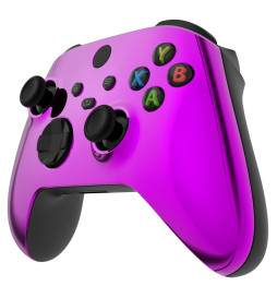 Purple Chrome Custom Xbox Controller | Silent Mines