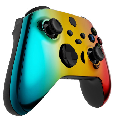 Multicolor Chrome Custom Xbox Controller | Silent Mines