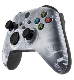 Clear Crystal Custom Xbox Controller | Silent Mines