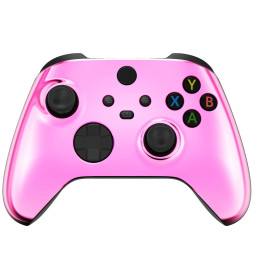 Pink Chrome Custom Xbox Controller | Silent Mines