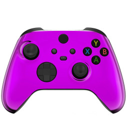Purple Chrome Custom Xbox Controller | Silent Mines
