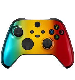 Multicolor Chrome Custom Xbox Controller | Silent Mines