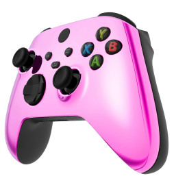 Pink Chrome Custom Xbox Controller | Silent Mines