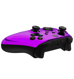 Purple Chrome Custom Xbox Controller | Silent Mines
