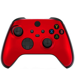 Red Chrome Custom Xbox Controller | Silent Mines