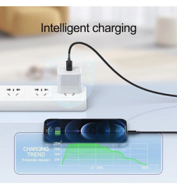 Fast Charger Cord USB-C Power Adapter PD 20W For iPhone 14 13 12 11 Pro Max iPad